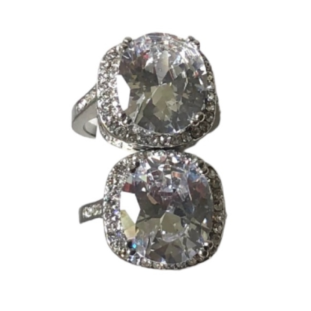 Chunky Faux Diamond Ring